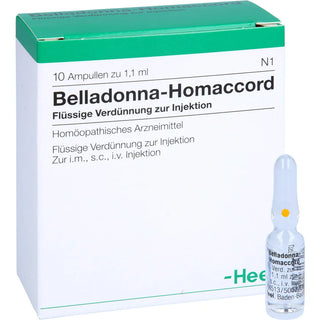 Belladonna Homaccord Ampoules