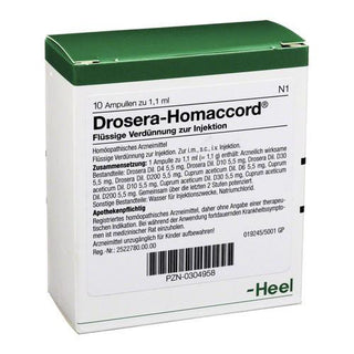 Drosera Homaccord - 100 Ampoules